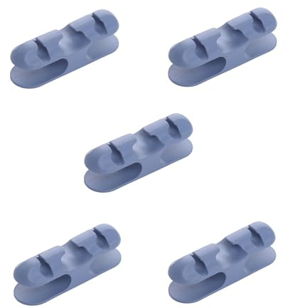 Organizador de cables para electrodomésticos, 5 rulos adhesivos, organizador de cables y bobinadoras, para la gestión de cables de, batidora de escritorio, freidora de aire caliente, olla a
