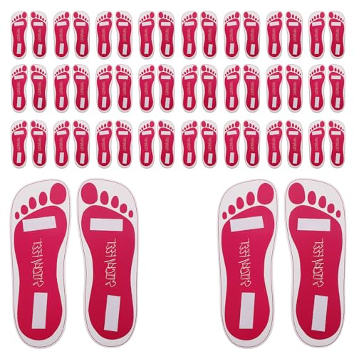 Protecteurs de Bronzage en Spray pour Pieds, 25 Paires Autocollants | Usage Salon et Séance de Spray Tan, Adhésif Fort, Usage Unique, Protège-semelles pour Clients et Professionnels