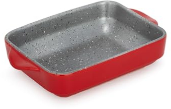 Mini pirofila ceramica 22x14,5x5 cm rossa