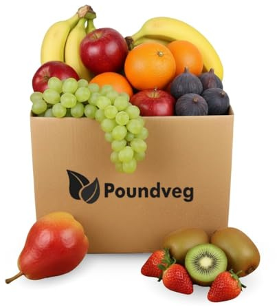 Fresh Fruit Box - Essential Fruits From Pound Veg - Add Personal Gift Message