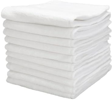 LRXIYODE Lot de 10 Tapis Imperméables pour Bébé en Coton Respirant à 3 Couches, Lavables et Adaptés Sommeil Jeu
