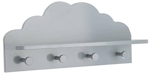 AC-Deco Atmosphera Createur D'interieur ATM-127163C Graue Wolke Kleiderhaken, 22 cm x 12 cm x 48 cm