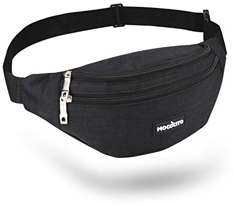 MOCOCITO Bauchtasche Gürteltasche für Damen und Herren, Hüfttasche, Brusttasche Groß Handytasche 120CM/135CM Gurt Verstellbarer für Outdoor Sport Camping Wandern Fahrrad Geschenke für Frauen Männe