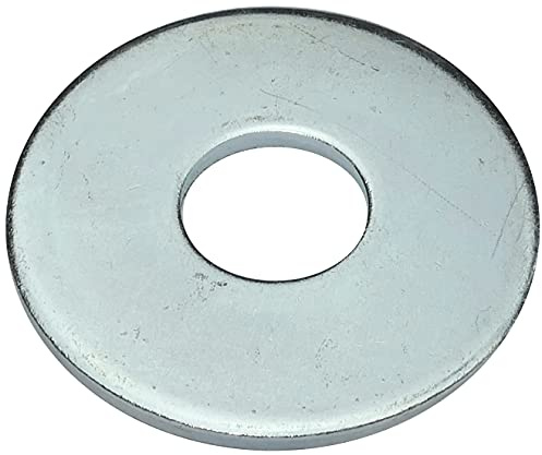 AERZETIX - Set di 50 rondelle piatte larghe - M16/Ø50mm - in acciaio zincato - DIN 9021-140HV - per fissaggi metallo su metallo o legno su metallo - C49718
