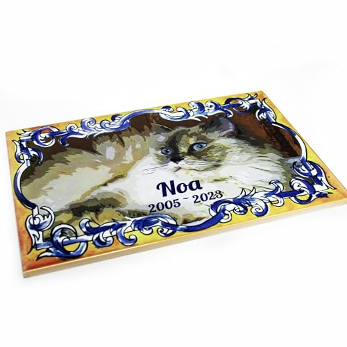 Azulejo rectangular 20x30cm personalizado con tu foto o texto | Azulejo decorativo | Crea tu propio azulejo o baldosa de cerámica