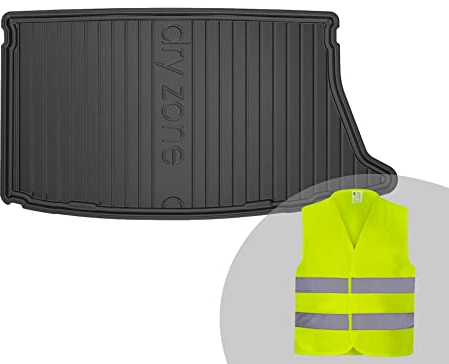 FROGUM DryZone Gummimatte Ganzjährige Praktische Auto Kofferraummatte Kofferraumwanne passend für Hyundai i30 I 2007-2012 | Hohe Kante | Robust und langlebig