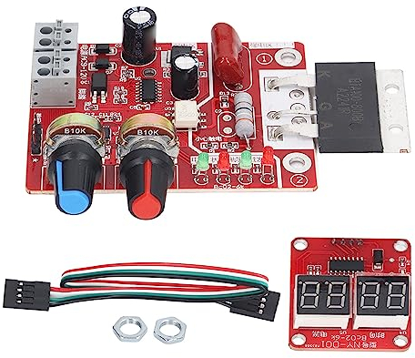 100A Punktschweißgerät-Platine, Punktschweißsteuerung, Zeitstromsteuerung, STM8-Mikrocontroller, Digitale Punktschweiß-Steuerplatine für Heimwerker