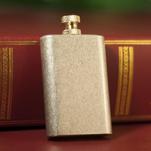 Vintage-Feuerzeug mit permanentem Streichholz, Kerosin-Gasfeuerzeug, tragbares Messing-Grabenfeuerzeug, kreativer automatischer Feueranzünder, wiederverwendbar, unendlich viele Streichhölzer, einzigar