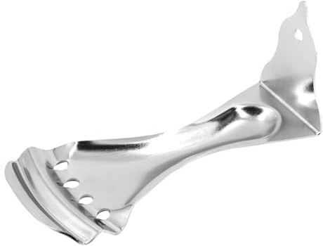 ifundom Gitarrensaitenhalter für 4 Saiten aus Metall in Silber mit Elegantem Design und Benutzerfreundlicher Konstruktion für Resonatorgitarren und Gitarrenspieler
