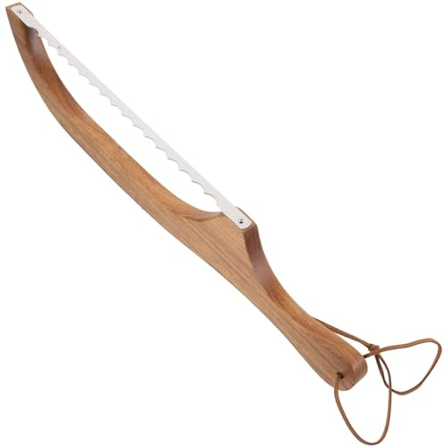 OFFSCH Tagliapane Manuale in Acciaio Inossidabile Impugnatura Comoda e Resistente, Utensile per Tagliare Pane e Dolci per Cucine Domestiche e Commerciali