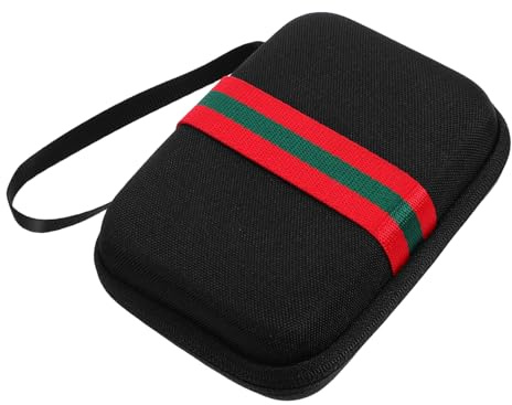 ARTSEWPLY Pochette à Glucose Portable Étui de Transport Noir en Eva Fermeture Éclair, Rangement Multifonctionnel pour Glycémie pour Voyage et Bureau