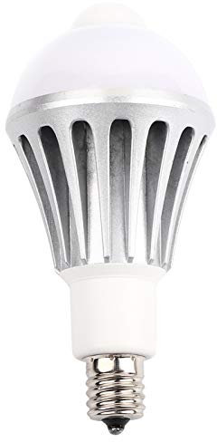 Fafeicy E17 AC85-265V 9W Bulbo della Lampada a LED del Sensore di Movimento Umano per Corridoio Camera da Letto (Bianco caldo)