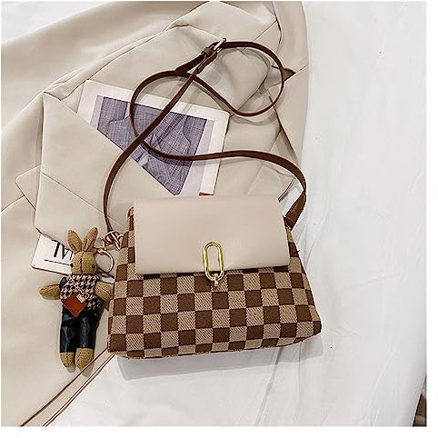 Leder Tasche machen Kit Ankunft 4 Farben PU Material Set for Telefon Münze Tasche Schachbrett Joint Farbe Handtasche Nähen DIY Schulter Tasche Zubehör Für die Herstellung von Taschen, Handtaschen, DIY