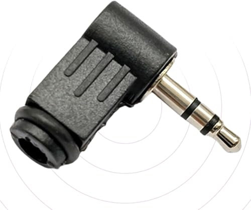 Connecteurs à angle droit – Adaptateur audio à angle de 3,5 mm, convertisseur audio à 3 pôles | Connecteur de câble, connecteur de câble droit pour casque, connectivité améliorée, design à trois cœurs