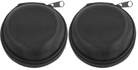 MAGICLULU Custodia Orologio Rotonda Portatile 2pezzi in Eva e Tessuto Oxford Resistente all Acqua all Usura per Viaggi e Conservazione Orologi e Cinturini
