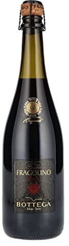 Fragolino Bottega Fragolino Rosso 10% Vol. 0,75l - 3 Paquetes de 750 ml - Total: 2250 ml