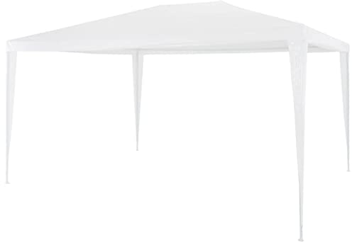 vidaXL Carpa de Fiesta 3x4 m Blanca Marquesina Entoldado Cubierta Techo Jardín