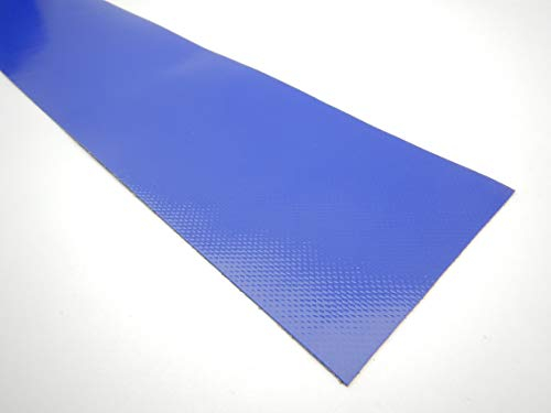 LKW PLANE ZELT MARKISE PLANEN REPARATUR PFLASTER 10cm BREIT BLAU RAL 5002 (500cm)