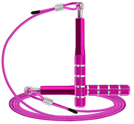 Corde à sauter, corde à sauter de vitesse Wastou pour l'exercice de remise en forme, corde à sauter réglable pour adultes pour hommes, femmes, enfants, filles