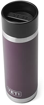 YETI Rambler Bouteille isotherme en acier inoxydable avec bouchon Hot Shot, 532 ml – Violet nordique