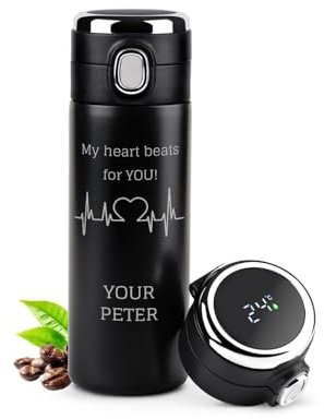 Maverton Thermal Mug for Man, Personalised Tumbler for boy, Beat