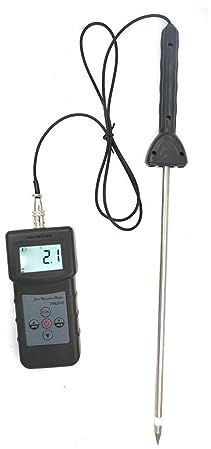 USKI Feuchtigkeitstester, PMS710 Digitales Bodenfeuchtemessgerät, hochpräziser Bodenfeuchteanalysator, Test for Beton, Zement, Fluss, Sand, Bodenhygrometer