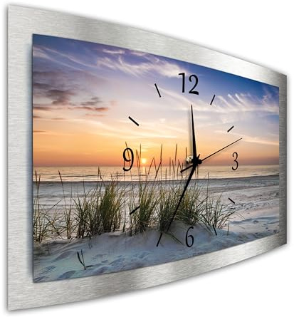 Bilder-Manufaktur bm 3D Funk Quarz Quarzwanduhr Wanduhr Funkwanduhr Funkwanduhren Funkuhr Funkuhren kein Ticken lautlos geräuschlos leise modern ohne Tickgeräusche Gross XXL MF13-3D-10369a-funk