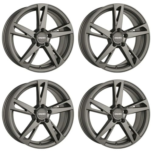 4x Carmani Felgen Alufelgen 16 Anton 7,5x17 ET35 5x112 hyper gun kompatibel mit Seat Alhambra Altea Ateca Cupra Formentor Exeo Leon Tarraco Toled