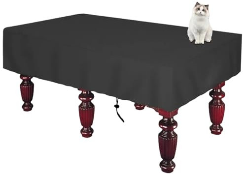 Premium Waterproof Pool Table Cover 9FT Outdoor Dustproof Oxford Cloth Heavy Duty 287x155x20cm Fits 7FT/8FT/9FT Tables Protect Your Table from Dust and Debris