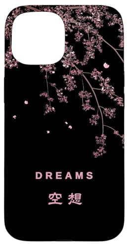 Sakura Dreams Rêves Kanji japonais Fleurs de cerisier Coque pour iPhone 15