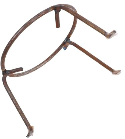 Yardwe griglia treppiede Tripod Staffa bracere per Barbecue Piano Cottura da Esterno Padella con Coperchio pentola Anello Wok Supporto per Vaso Supporto per Stufa Tondo per Cemento Armato