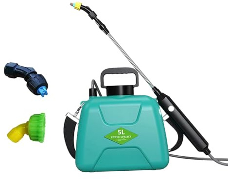 KiBcsLic Pulverizador Eléctrico Multiusos con Bomba de Agua para Césped Y Jardinería.