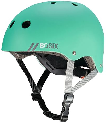 80SIX multisporthjälm med passform (teal matt, JR/XS)