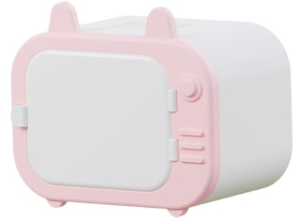 Fzaqwen para Hámster Bonita, Desmontable Y Cómoda; Accesorio de Jaula para Pequeños Animales, Ideal para Hámsteres Enanos, Rosa Y Blanco
