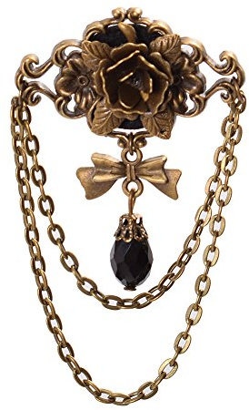 GRACEART Steampunk Getriebe Brosche