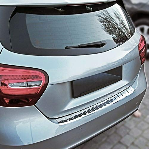Recambo CT-LKS-1370 - Protezione per Bordo di carico in Acciaio Inox Cromato, per Tutte Le Mercedes Classe A W176, Anno di Costruzione 2012-2018, Misura L