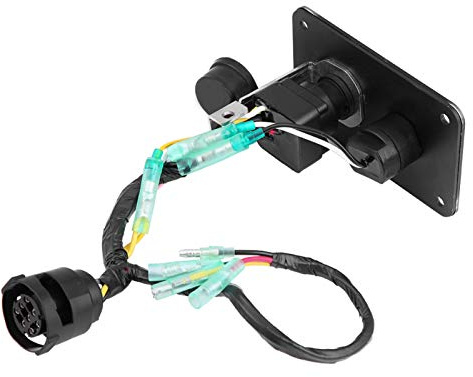 Single Key Switch Panel, 12 V Single Key Switch Panel Assembly, Single Key Switch Panel Assembly für PKW Wohnmobile LKW Außenborder Yacht 704-82570-12-00
