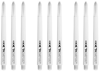 RED DRAGON Luke Humphries Joust XL Dart-Stiele - 3 Sets pro Packung (insgesamt 9 Stiele)
