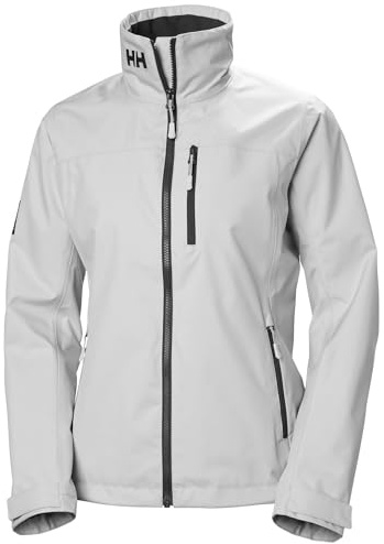 Helly Hansen Mujeres Chaqueta W Crew 2.0, Gris Niebla, L