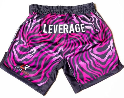 Hävstångsshorts för barn, Jiu-Jitsu BJJ MMA - Nogi Brottning Kickboxning Muaythai Surfing sommarsemester shorts, Zulu, 6-9 Years