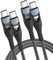 USB C auf USB C Kabel, 100W 5A Schnellladekabel USB C [2M/2Pack] USB Typ C Kabel Usbc to Usbc Handy Ladekabel für iPhone 15 16 Pro Max/Plus iPad Pro/Air MacBook Pro Samsung Galaxy S23 S22 Ultra S24