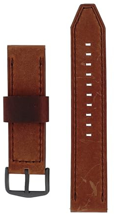 Fossil Armbanduhren für Herren 22mm, Braun Leder, original ersatzband für FS5251SET