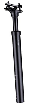 BBB Cycling CandlePost Sattelstütze mit Verstellbaren Federung Bike Seatpost Suspension Seat Post Saddle Pole for Roadbike, MTB and E-Bike | 27.2mm Seatpost 350mm - Black - BSP-44