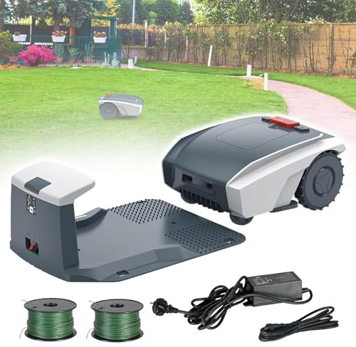 Eastnmythet Automatic Smart Robotic Lawn Mowers for Lawn/Garden, Path Planning Robot Lawnmower, 1500m² Remote Control Garden Mower