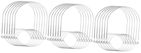 ULTECHNOVO 18pcs Stainless Steel Jar Hangers Handles for Canning Jars Solar Lanterns and Bottles Easy to Install and Comfortable to Hold