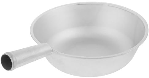 CONGARTENO Cucchiaio Retro Per Cucchiaio Da Cucina Con Manico Corto Design Profondo e Ampia Capacità Per Uso Domestico e Alimentazione Animali