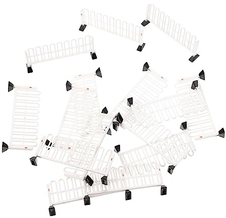 Toyvian Lot de 15 Barrières De Sécurité Routières Jouets pour Enfants Jouets Cognitifs Jouets d'apprentissage De La Circulation Panneau De Signalisation Panneau D'Arrêt Abs
