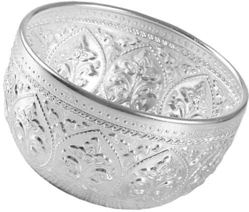 Vaguelly Cuenco De Hojalata Tailandés Vintage Cuenco Decorativo De Masaje Para Salón o Spa
