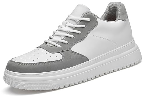 Chaussures de ski pour homme - 6/8/10 cm - Unisexe - Hauteur réglable - Chaussures décontractées avec rehausseurs - Antidérapantes et respirantes - Chaussures de sport avec rehausseurs - Chaussures à