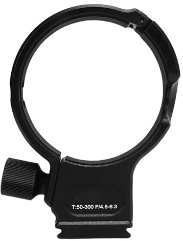 Lazmin112 Collare per Treppiede per Obiettivo T50-300mm F4.5-6.3, Robusto Anello in Metallo per Obiettivo della Fotocamera, vestibilità, Design Portatile per la Fotografia All'aperto